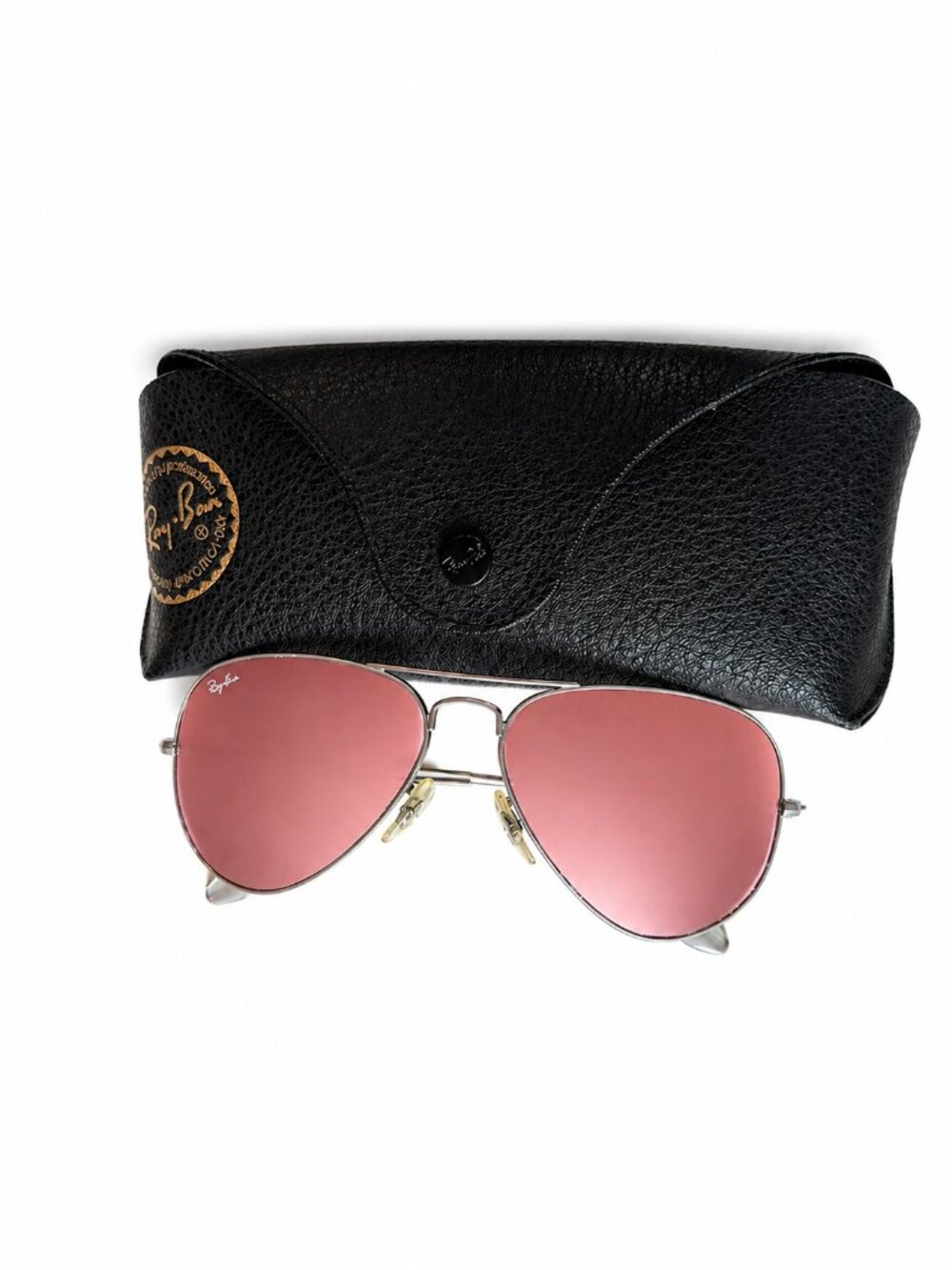 Ray-Ban Large Aviator Metal Pink